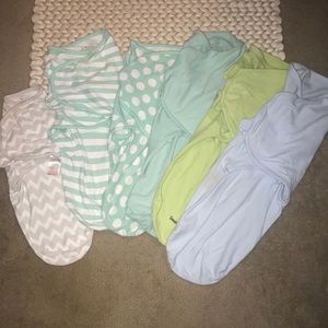 Velcro swaddle blankets